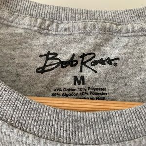 Bob Ross Tops - Bob Ross Gray Tee Bob Ross Tops - Bob Ross Gray Tee